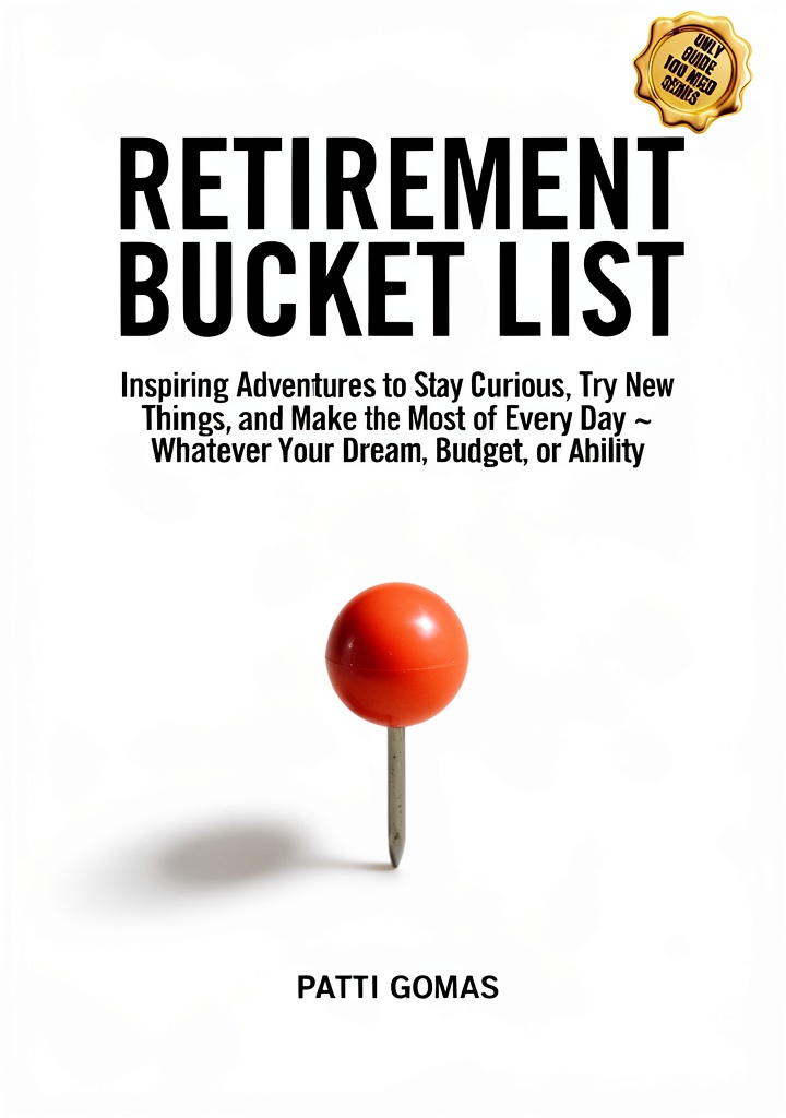 Retirement travel guide open on a tablet showing budget tips