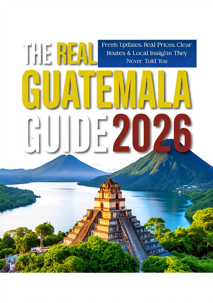 'Guatemala Travel Guide Kindle edition on a tablet'