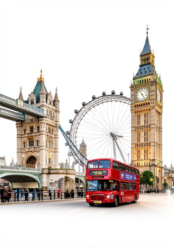 London Travel Guide Kindle Book Budget Friendly English-0