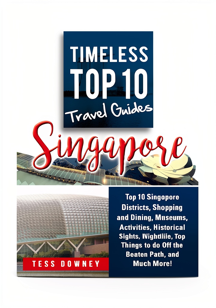 Installing NRB Publishing Singapore Travel Guide Kindle eBook English on a wooden desk