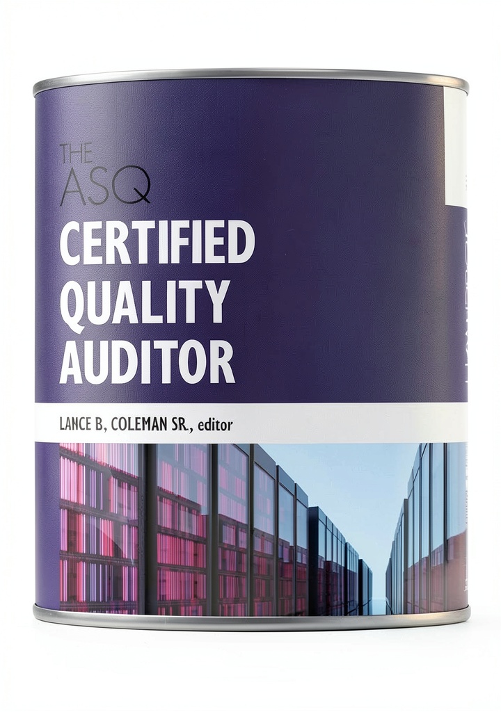 'ASQ Quality Press Financial Auditing Book cover on a desk'