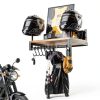 Duxinn Motorcycle Helmet Rack Wall Mount-6