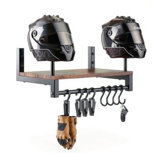 Duxinn Motorcycle Helmet Rack Wall Mount-0