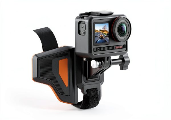 AKASO Helmet Chin Mount Black Hands-Free Action Camera Holder SYAC0155-0