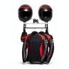YTYLSJ Motorcycle Helmet Rack Metal Wood Detachable-4