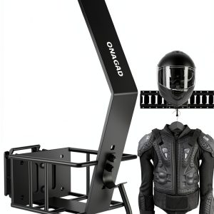 ONAGAD E Track Helmet Rack Black Steel Mount Model US-047 Duty-0