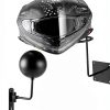 PAHTTO Motorcycle Helmet Wall Mount 2-Pack Aluminum Bracket 180°-3
