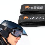 SnowFit Ski Helmet Goggle Retainer Adjustable 2-Pack with 3M Adhesive-0