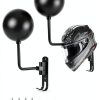 PAHTTO Motorcycle Helmet Wall Mount 2-Pack Aluminum Bracket 180°-0