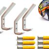 Helmet Hook Wall Mount Adjustable Easy Install Stainless Steel Deloky-0