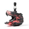 KEMIMOTO UTV Roll Bar Hook Hanger Black Zinc Alloy Lockable 2‑Hook-7