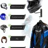 Helmet Wall Mount Tongyuyan Metal Heavy-Duty 2-Pack Black Classic-2