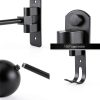 PAHTTO Motorcycle Helmet Wall Mount 2-Pack Aluminum Bracket 180°-2