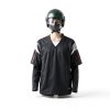Helmet Holder zackal Wall Mount with Adjustable Wood Tray - Brown-6
