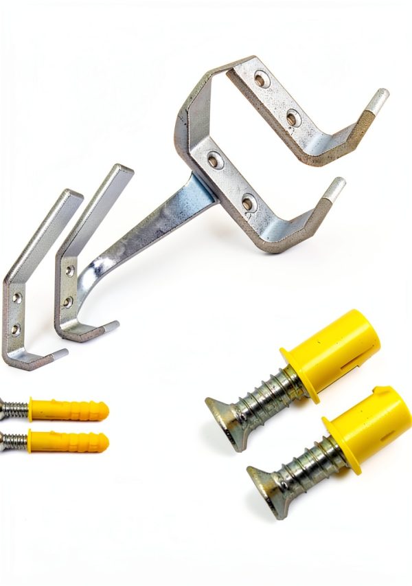 Helmet Hook Wall Mount Adjustable Easy Install Stainless Steel Deloky-1