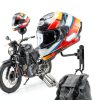 PAHTTO Motorcycle Helmet Wall Mount 2-Pack Aluminum Bracket 180°-1