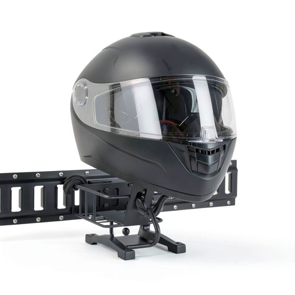 ONAGAD E Track Helmet Rack Black Steel Mount Model US-047 Duty-6