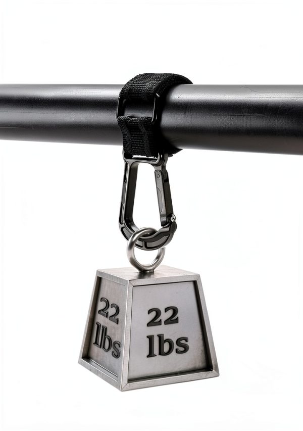 KEMIMOTO UTV Roll Bar Hook Hanger Black Zinc Alloy Lockable 2‑Hook-2