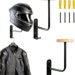 Helmet Wall Mount Tongyuyan Metal Heavy-Duty 2-Pack Black Classic-0
