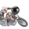 PAHTTO Motorcycle Helmet Wall Mount 2-Pack Aluminum Bracket 180°-4