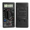 DT-830B Multifunctional Digital Ohm Tester with Large Screen Display for Laboratories and Factories, Insulated and Nonslip Test Leads (DT-830B Black)-5