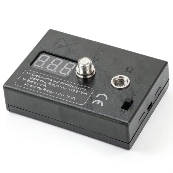 OHM Meter Measuring Reader Coil Tester DIY Tool, Test Range 0.01-20?, ABS Material, Testable for 510 808D M7 M8-8