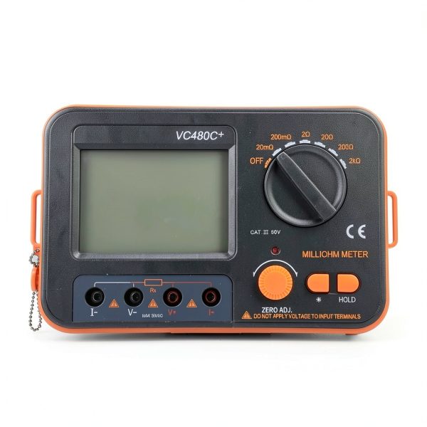 VC480C 6‑Gear Milliohmmeter 4‑Wire Low Resistance Tester shenruifa-3