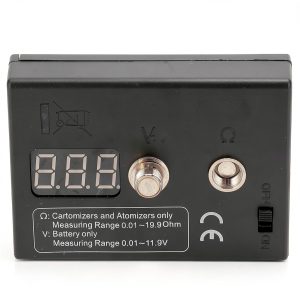 Precision Digital Vape Coil Tester Hyuduo Compact ABS Ohmmeter for DIY-0