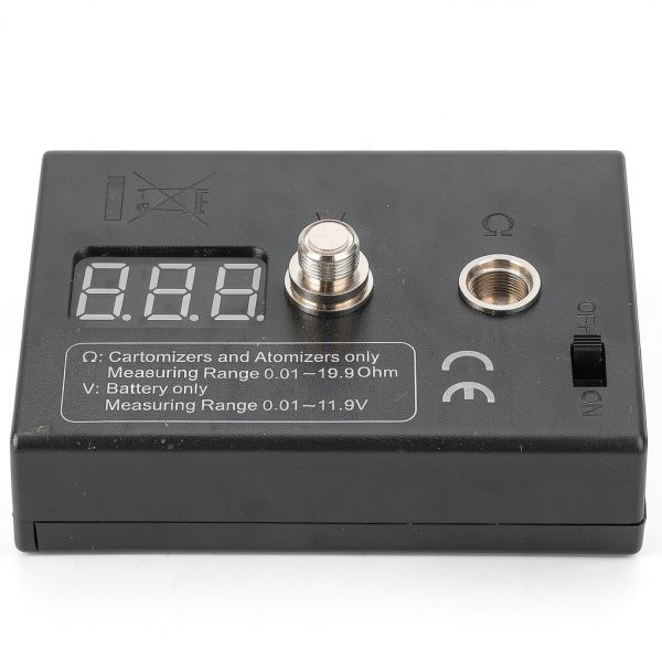 Precision Digital Vape Coil Tester Hyuduo Compact ABS Ohmmeter for DIY-7