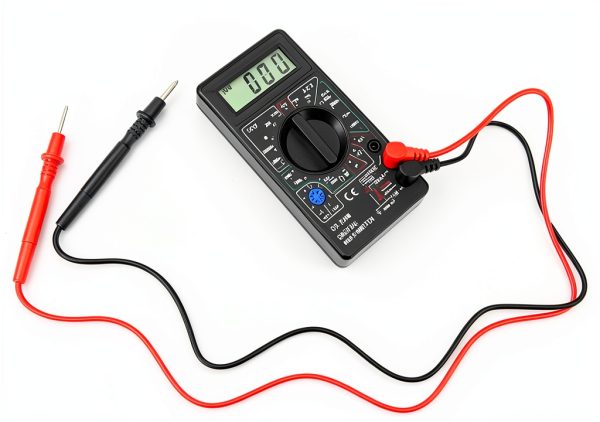 DT-830B Multifunctional Digital Ohm Tester with Large Screen Display for Laboratories and Factories, Insulated and Nonslip Test Leads (DT-830B Black)-7