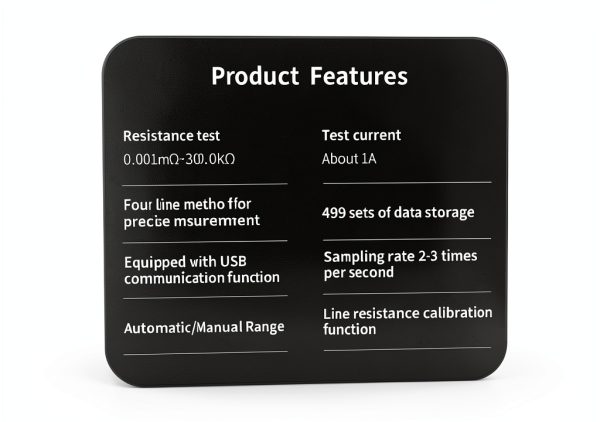 Histek UT620C Plus Micro Ohm Meter 0.001mΩ～300.0KΩ Auto & Manual Range Megohmmeter Tester Tool Data Storage-5