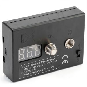 OHM Meter Coil Tester Hilitand 0.01‑20Ω Range ABS Build Atomizer Test-0
