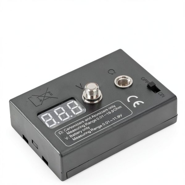 OHM Meter Coil Tester Hilitand 0.01‑20Ω Range ABS Build Atomizer Test-5