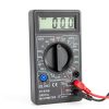 DT-830B Multifunctional Digital Ohm Tester with Large Screen Display for Laboratories and Factories, Insulated and Nonslip Test Leads (DT-830B Black)-2