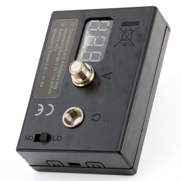 OHM Meter Coil Tester Hilitand 0.01‑20Ω Range ABS Build Atomizer Test-7