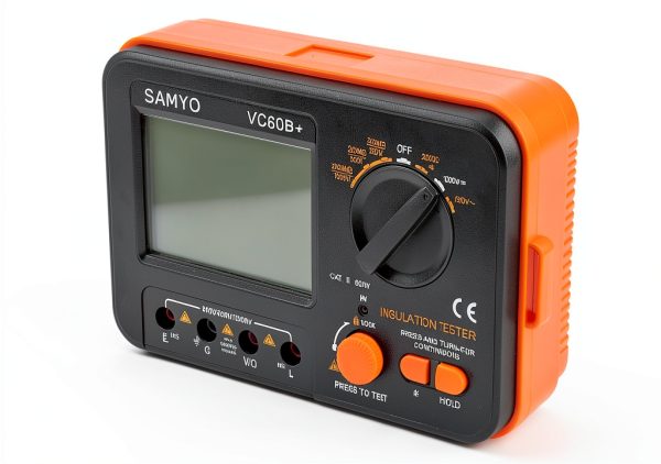 Digital Insulation Tester SAMYO VC60B+ with Backlit LCD-3