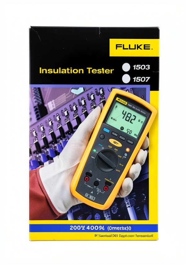 Fluke 1507 Insulation Tester - 0.01 MΩ to 10 GΩ, Yellow Ohmmeter-2