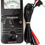 Simpson Electric 372-3 Ohmmeter Black 0.2-50 MΩ Range Test Meter-0