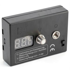 OHM Meter Coil Tester FTVOGUE ABS Portable Ohmmeter 3V 0.01-20Ω-0