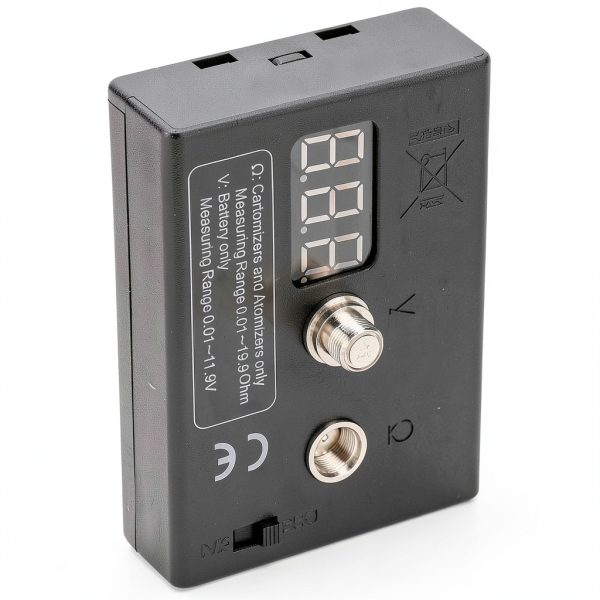 OHM Meter Coil Tester FTVOGUE ABS Portable Ohmmeter 3V 0.01-20Ω-5