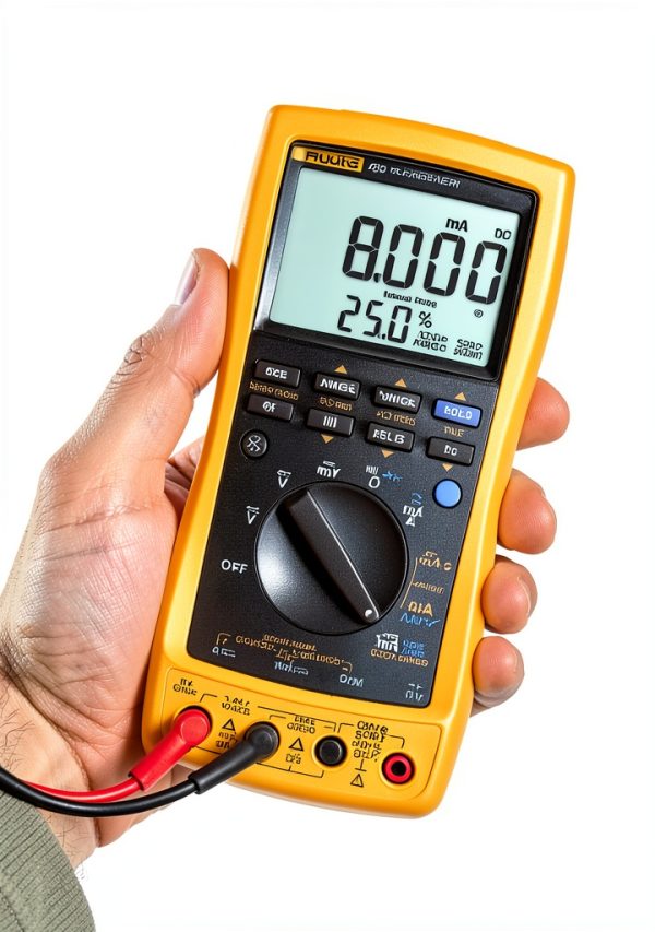 Fluke 789 ProcessMeter Ohmmeter with DMM, 4‑20 mA Source, 24 V Loop-1