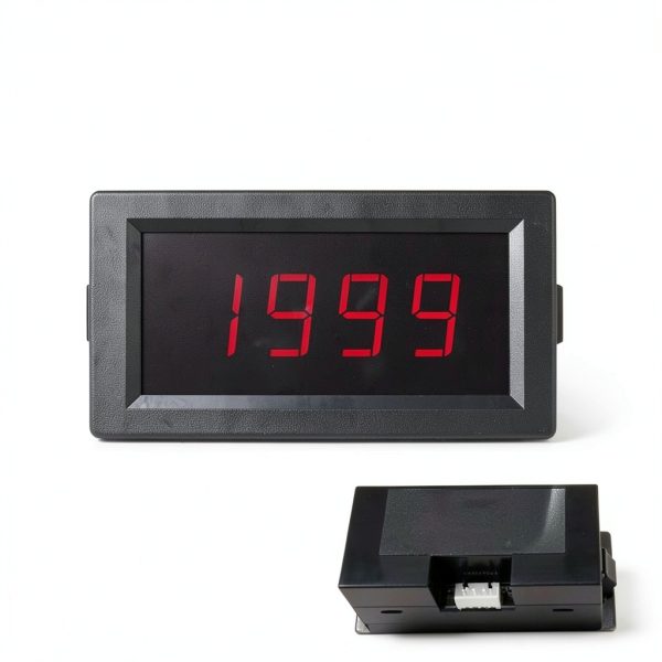 Taidacent Digital Ohmmeter 200Ω DC12V Resistance Tester with Cover-2
