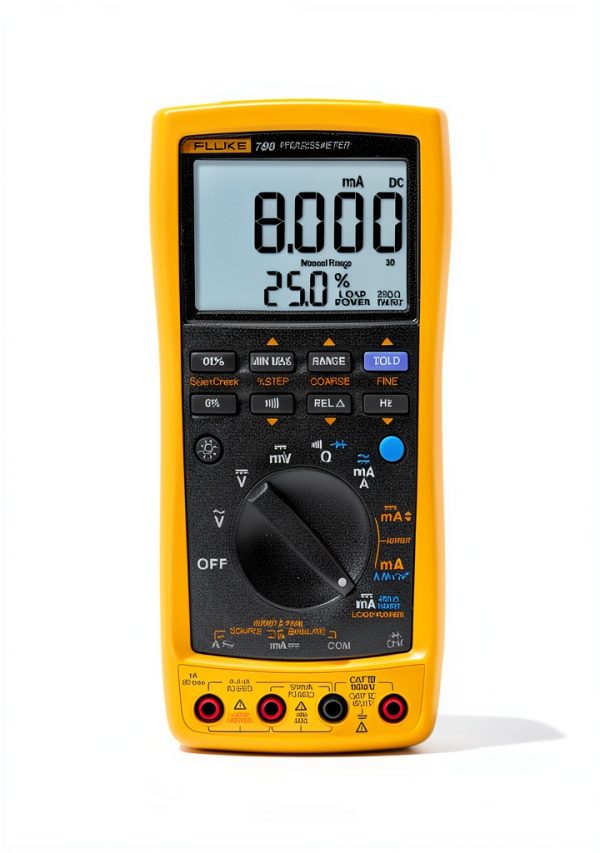 Fluke 789 ProcessMeter Ohmmeter with DMM, 4‑20 mA Source, 24 V Loop-0