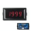 Ohm Meter Taidacent Digital DC Resistance Tester 2K Ohm 12V with Cover-1